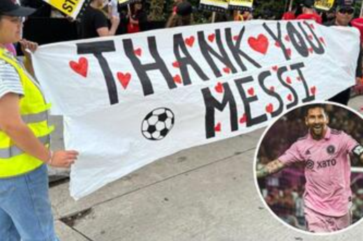 El gesto de Messi y el plantel del Inter Miami en medio de una huelga de trabajadores