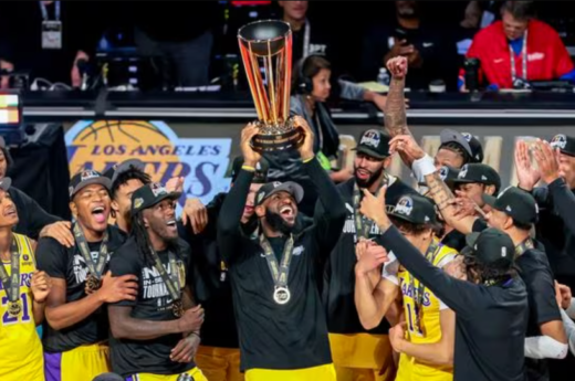 Los Lakers fueron campeones de la Copa NBA