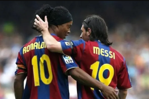 Lionel Messi, una foto de Ronaldinho y el recuerdo de una anécdota en el Barcelona