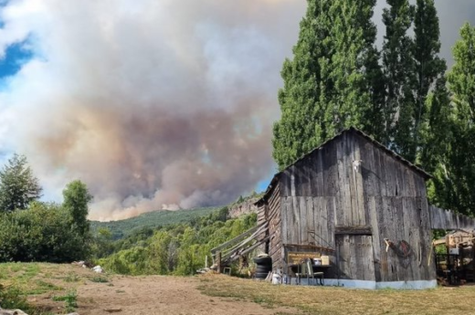 Incendio en Parque Nacional Los Alerces: el fuego arrasó más de 500 hectáreas