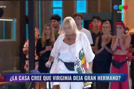 Virginia fingió su salida de la casa de Gran Hermano
