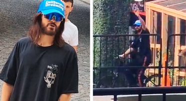 Video de Jared Leto paseando en bicicleta por Buenos Aires se volvió viral