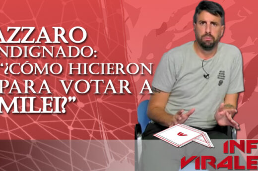 Azzaro indignado: ¿Cómo hicieron para votar a Milei?