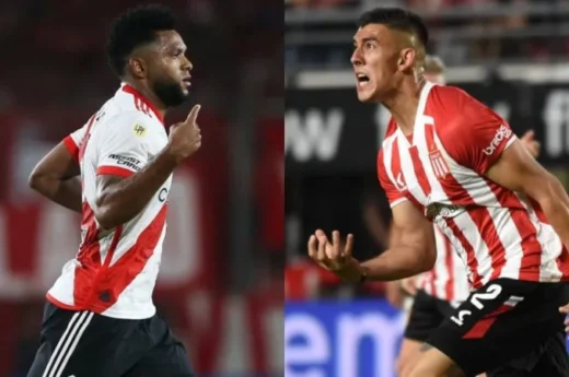 River – Estudiantes: TV, formaciones y árbitros