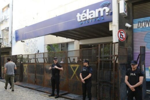 El gobierno cierra Télam: Vallaron el edificio y bajaron el sitio web