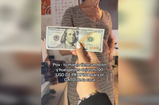 Una estadounidense le dejó 100 dólares de propina a la dueña de un hotel en CABA y el video se hizo viral