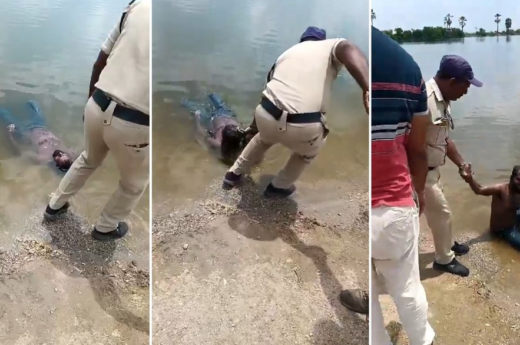 Parecía que estaba muerto, pero estaba flotando dormido en el agua