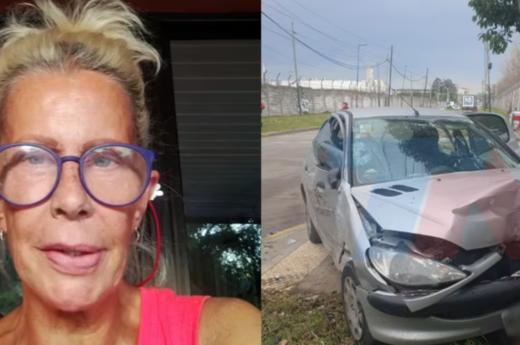 María Valenzuela y su hija sufrieron un grave accidente automovilístico