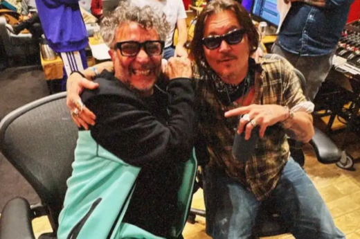 Fito Páez se encontró con Johnny Depp en Londres