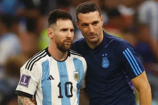 Scaloni confirmó que hablará con Messi una vez que reciba el alta