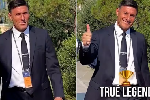 Javier Zanetti apareció en un video y su reacción se volvió viral