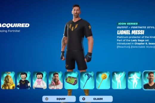 Messi llega a Fortnite con su propia skin