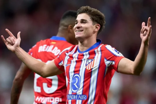 Con un golazo de Julián Álvarez el Atlético Madrid sigue firme en la Champions League