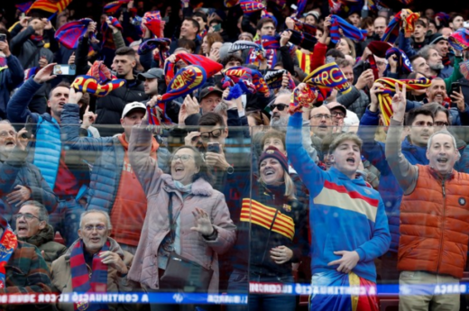 Messi y el homenaje de los hinchas en el regreso del Barcelona al Camp Nou