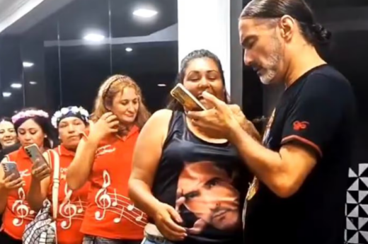 Daniel Agostini y un gesto del músico dio que hablar en redes