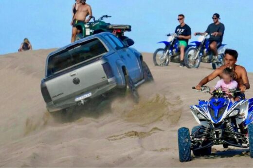 Freno a la “locura” en Pinamar: la Justicia prohibió los cuatriciclos y 4×4 en La Frontera