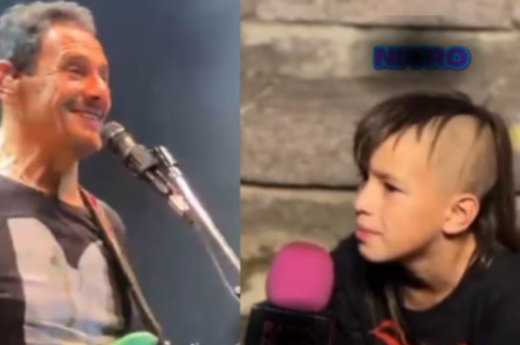 Divididos: Un nene se subió al escenario a cantar con la banda y emocionó a Mollo